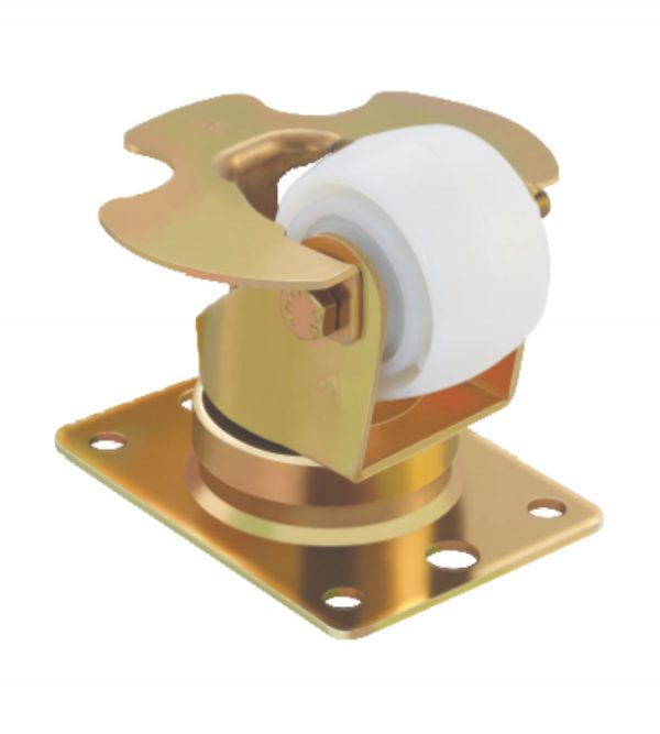 08_58mm dia wheel with TOEGUARD RECTANGLE PLATE - ECONOMY